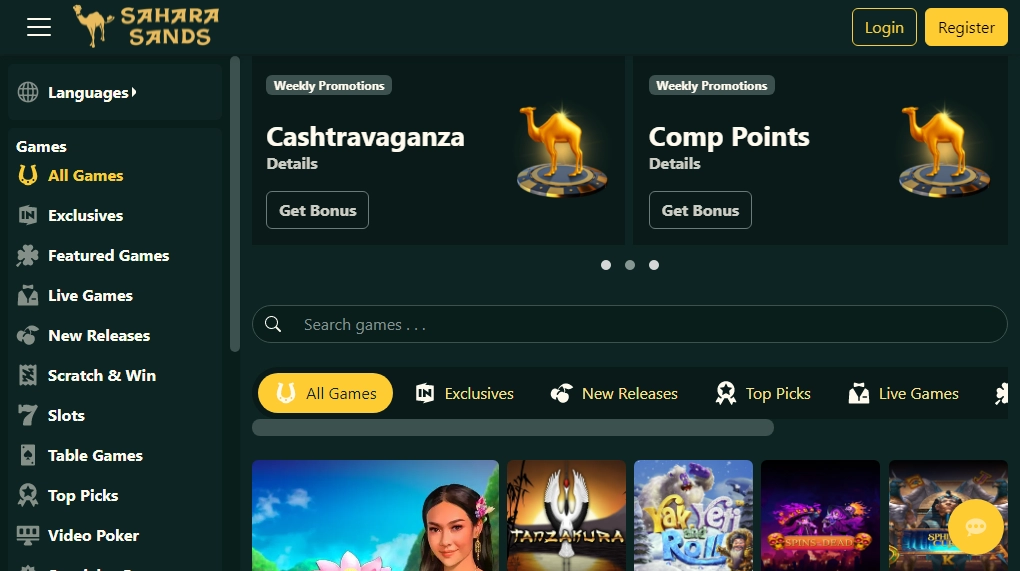 SaharaSands Casino